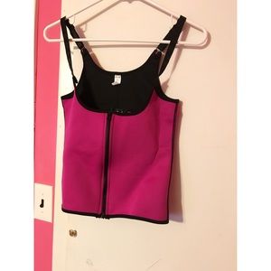 Pink corset top